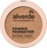 alverde NATURKOSMETIK Powder Foundation Natural Finish 25 Cinamon, 8,5 g
