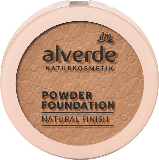 alverde NATURKOSMETIK Powder Foundation Natural Finish 25 Cinamon, 8,5 g