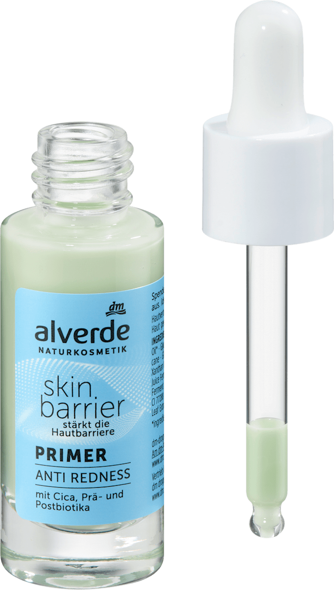 alverde NATURKOSMETIK Primer Skin Barrier Anti Redness, 15 ml