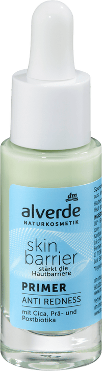 alverde NATURKOSMETIK Primer Skin Barrier Anti Redness, 15 ml