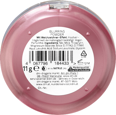 Puder Blurring, 11 g