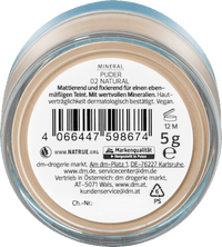 Puder Mineral 02 Natural, 5 g