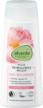 Reinigungsmilch Wildrose mild, 200 ml