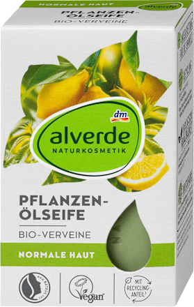 Seifenstück Pflanzenölseife mit Verveine, 100 g