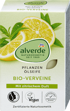 Seifenstück Pflanzenölseife mit Verveine, 100 g