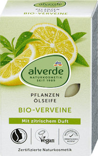 Seifenstück Pflanzenölseife mit Verveine, 100 g