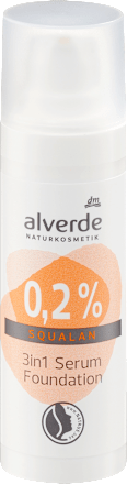 Serum Foundation 3in1 mit 0,2% Squalan, 30 ml alverde NATURKOSMETIK