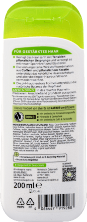 Shampoo Kraft & Stärke, 200 ml