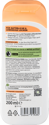 alverde NATURKOSMETIK Shampoo Locken, 200 ml