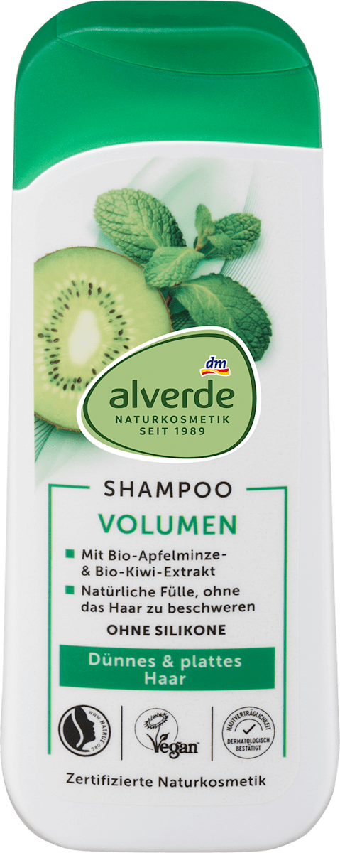 alverde NATURKOSMETIK Shampoo Volumen, 200 ml