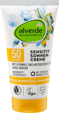 Gevoelige zonnebrandcrème SPF 50, 75 ml