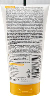 Gevoelige zonnebrandcrème SPF 50, 75 ml