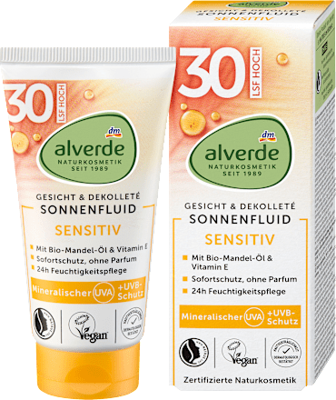Sonnenfluid Gesicht sensitiv, LSF 30, 50 ml