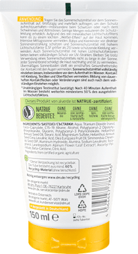 Sonnenmilch Kids sensitiv, LSF 50, 150 ml