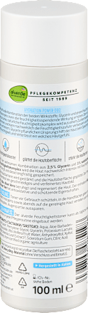 Toner Natural Expert Feuchtigkeit, 100 ml alverde NATURKOSMETIK