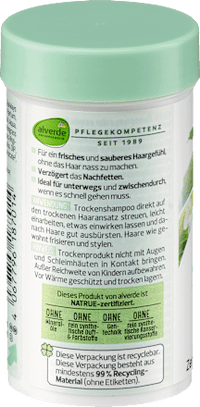 Trockenshampoo mit Bio-Melissen, 20 g