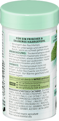 Trockenshampoo mit Melissen-Extrakt, 20 g