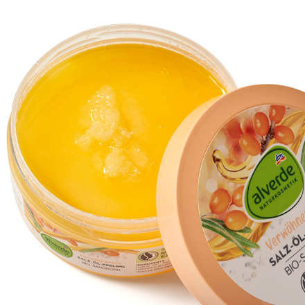 Verwenscrub met zout en olie, 250 g