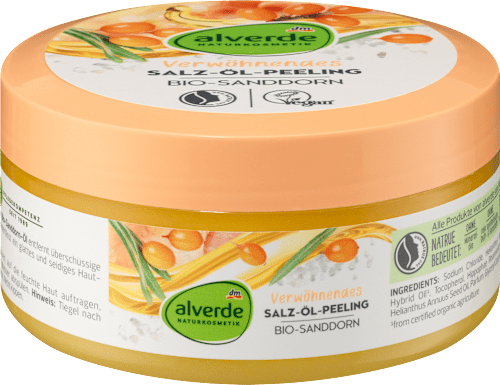 Verwenscrub met zout en olie, 250 g