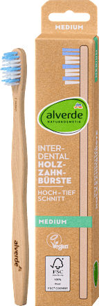 Zahnbürste Interdental Holz medium, 1 St