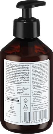 naturschön Flüssigseife Zitrone Rosmarin, 250 ml