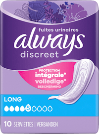 discreet Einlagen Inkontinenz Long Vorteilspack (8x10 St), 80 St
