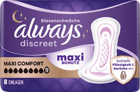 discreet Einlagen Inkontinenz Maxi Comfort, 8 St