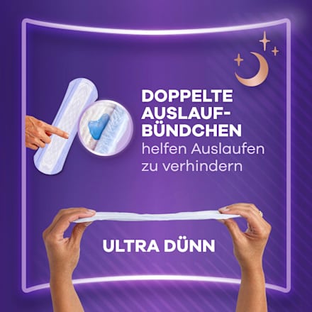 discreet Einlagen Inkontinenz Maxi Nacht Vorteilspack (4x12 St), 48 St