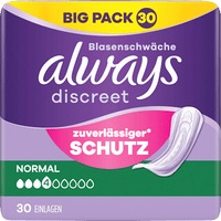 discreet Einlagen Inkontinenz Normal, Big Pack, 30 St