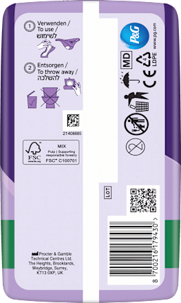 discreet Einlagen Inkontinenz Normal, Big Pack, 30 St