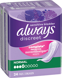 discreet Einlagen Inkontinenz Normal Vorteilspack (4x24 St), 96 St
