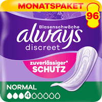 discreet Einlagen Inkontinenz Normal Vorteilspack (4x24 St), 96 St