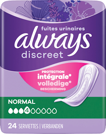 discreet Einlagen Inkontinenz Normal Vorteilspack (4x24 St), 96 St