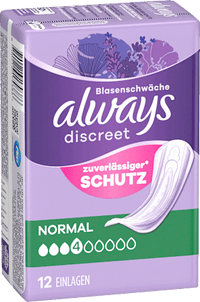 discreet Einlagen Inkontinenz Normal, 12 St