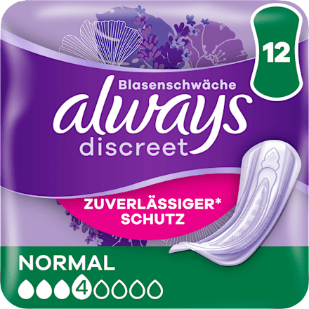 discrete Incontinentie Pads Normaal, 12 stuks