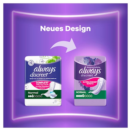 discreet Einlagen Inkontinenz Normal, 12 St