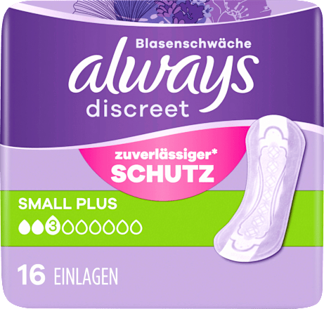 discreet Einlagen Inkontinenz Small Plus, 16 St