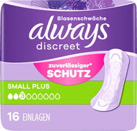 discreet Einlagen Inkontinenz Small Plus, 16 St