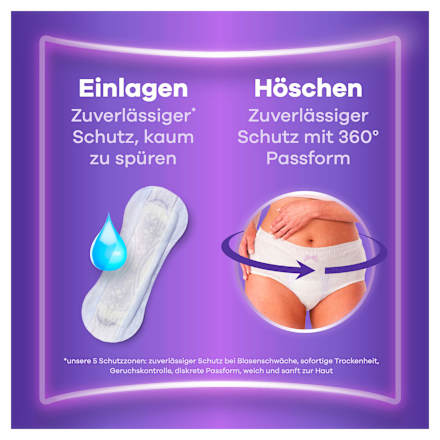 discreet Einlagen Inkontinenz Small Plus, 16 St