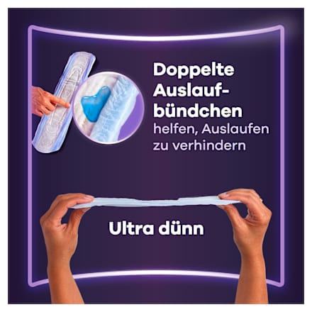 discreet Einlagen Inkontinenz Ultimate Nacht, Big Pack, 20 St always