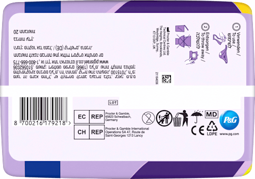 discreet Einlagen Inkontinenz Ultimate Tag, Big Pack, 20 St always