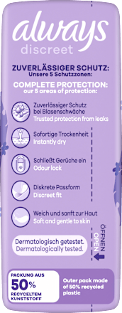 discreet Einlagen Inkontinenz Ultimate Tag, 8 St always