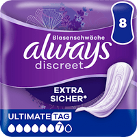discreet Einlagen Inkontinenz Ultimate Tag, 8 St always