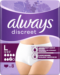 discreet Pants Inkontinenz Plus Gr. L, Vorteilspack (4x8 St), 32 St