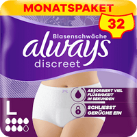 discreet Pants Inkontinenz Plus Gr. L, Vorteilspack (4x8 St), 32 St