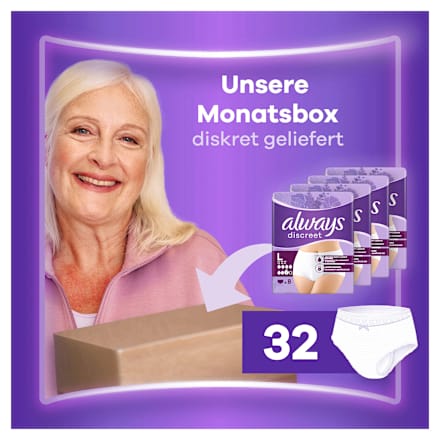 discreet Pants Inkontinenz Plus Gr. L, Vorteilspack (4x8 St), 32 St