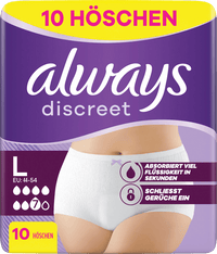 always discreet Pants Inkontinenz Plus Gr. L, 10 St