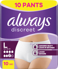 always discreet Pants Inkontinenz Plus Gr. L, 10 St