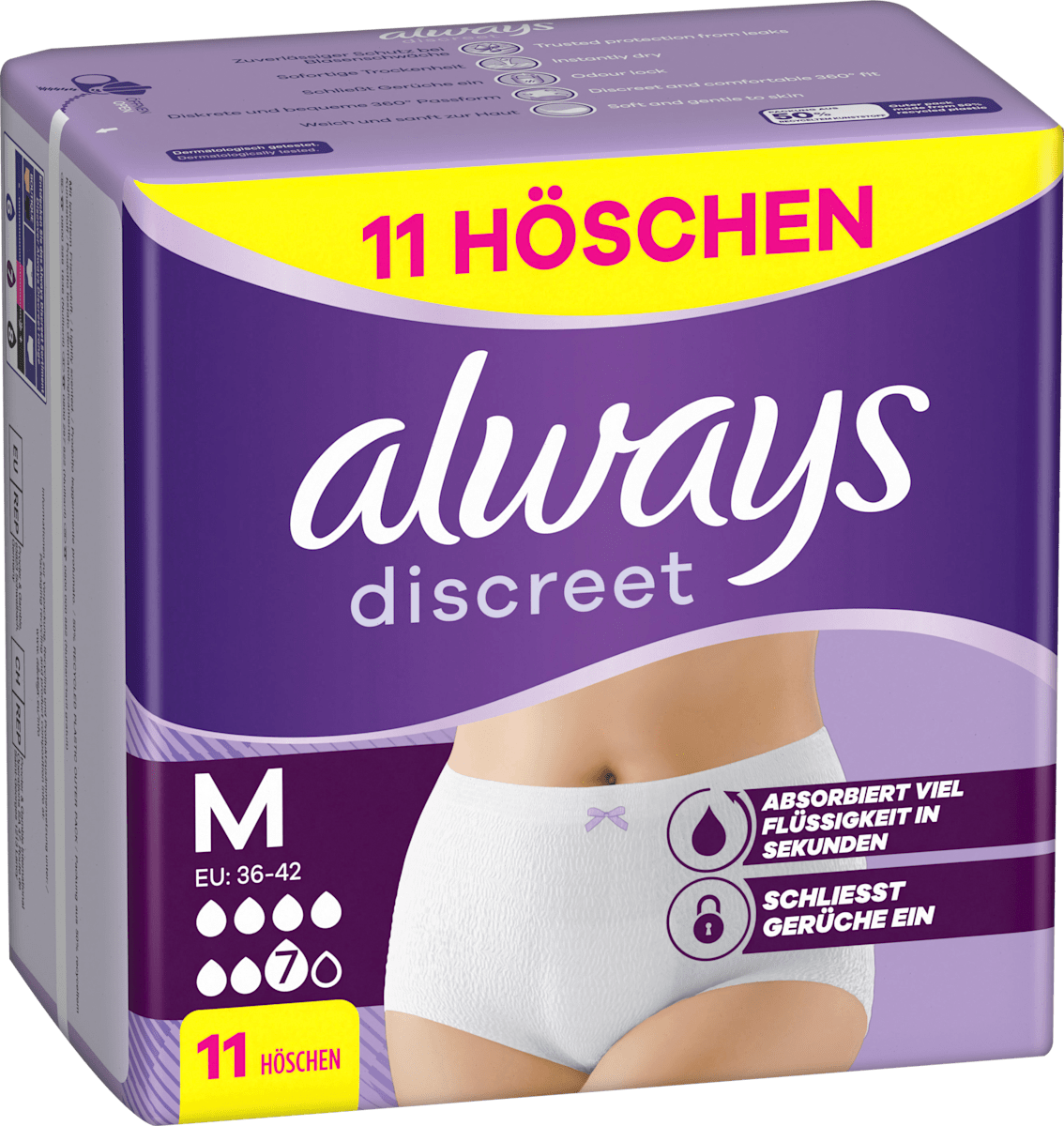 always discreet Pants Inkontinenz Plus Gr. M, 11 St