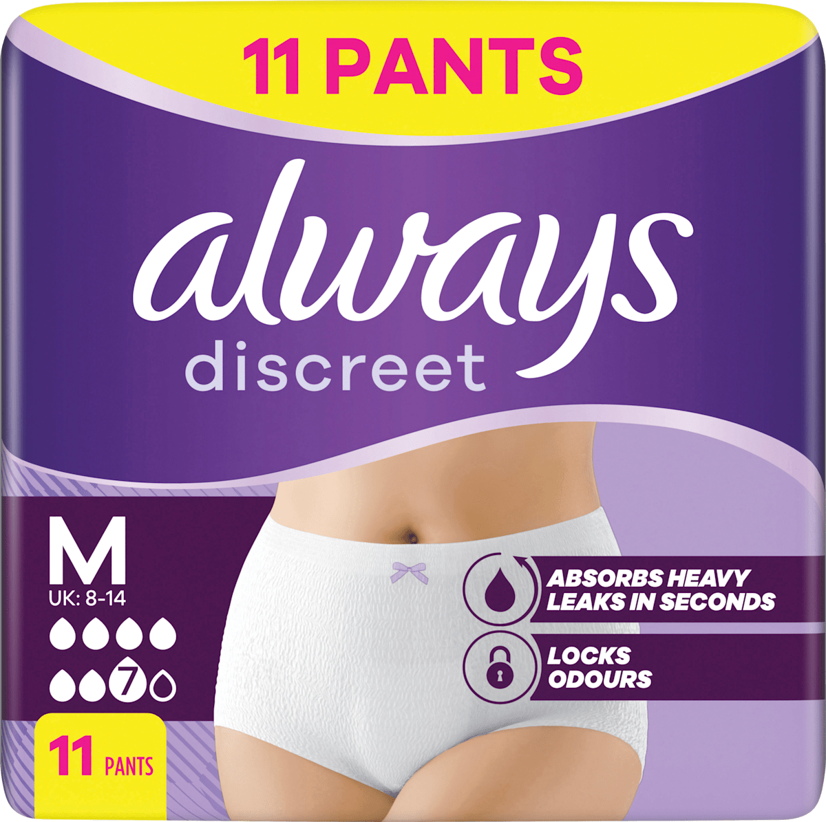 always discreet Pants Inkontinenz Plus Gr. M, 11 St